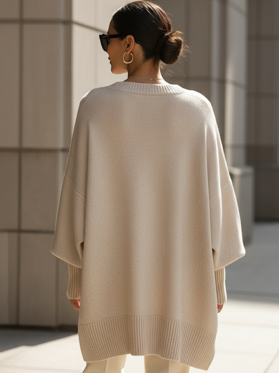 Annete | Poncho en maille oversize