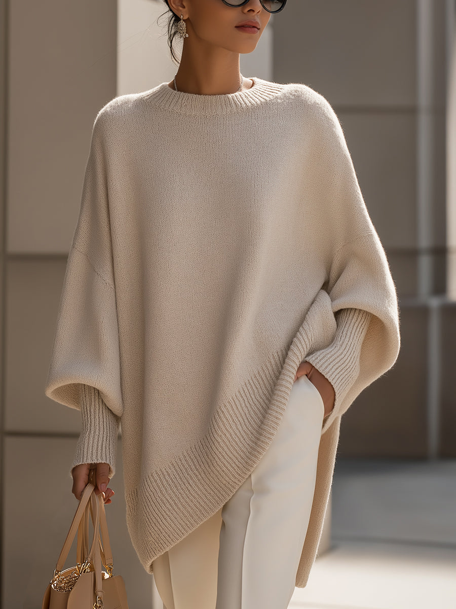 Annete | Poncho en maille oversize