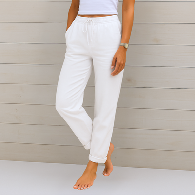 Eloria | Pantalon lin stretch