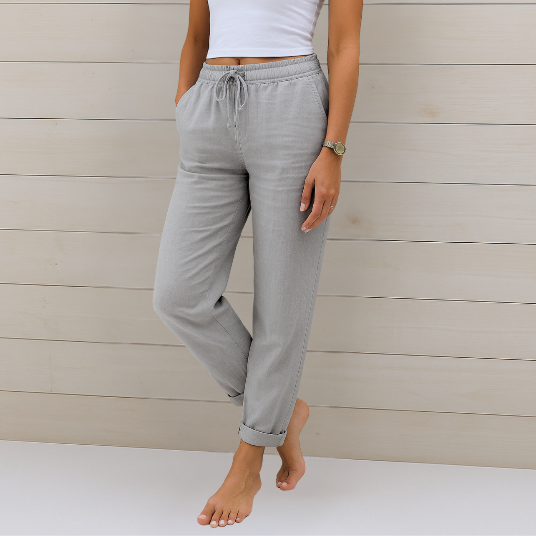 Eloria | Pantalon lin stretch