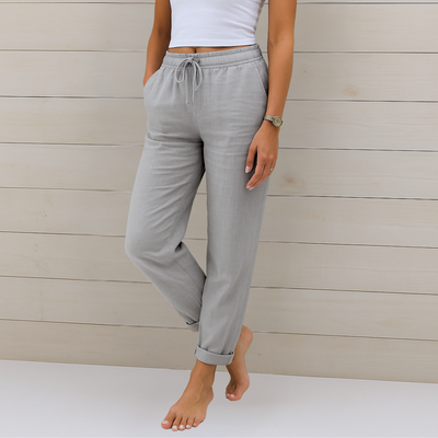 Eloria | Pantalon lin stretch