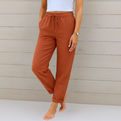 Eloria | Pantalon lin stretch