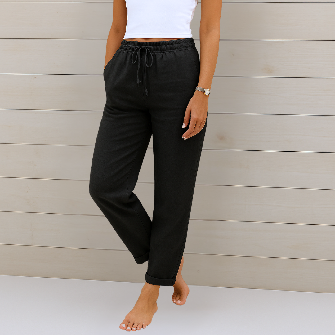Eloria | Pantalon lin stretch