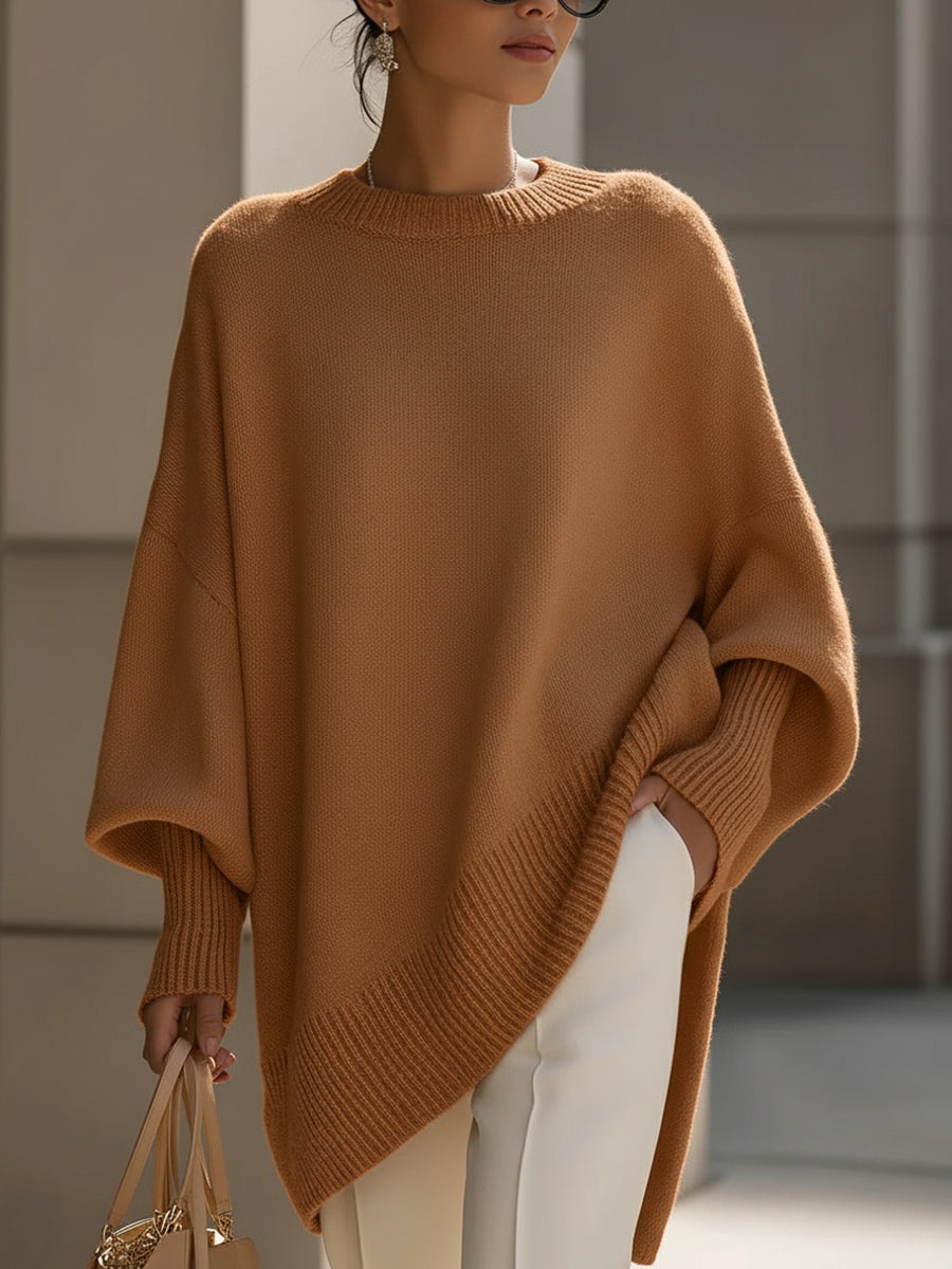 Annete | Poncho en maille oversize
